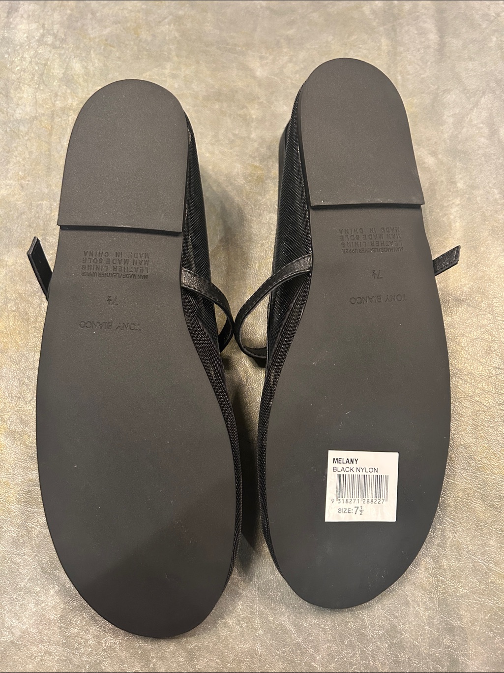 Tony Bianco Melany Flat In Black Nylon — image 4 of 6